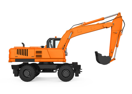 Excavator Isolatedの写真素材