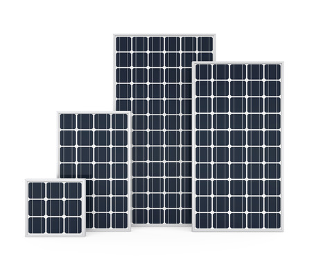 Solar Panel Isolatedの写真素材