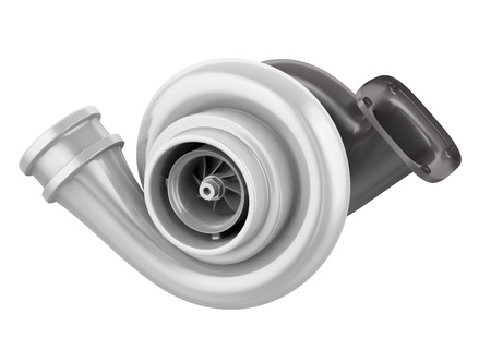 Car Turbocharger Isolatedの写真素材