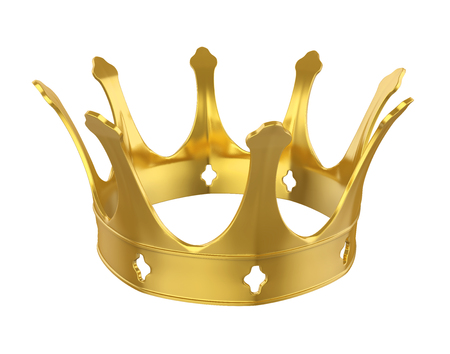 Golden Crown Isolatedの写真素材