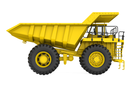 Mining Haul Truck Isolatedの写真素材