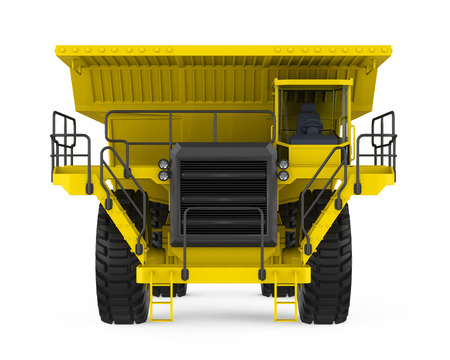 Mining Haul Truck Isolatedの写真素材