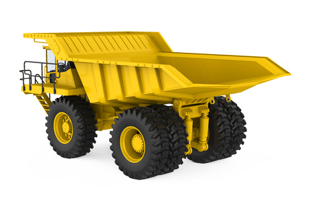 Mining Haul Truck Isolatedの写真素材