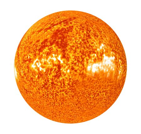 Sun Solar System Isolatedの写真素材