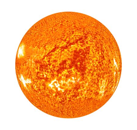 Sun Solar System Isolatedの写真素材