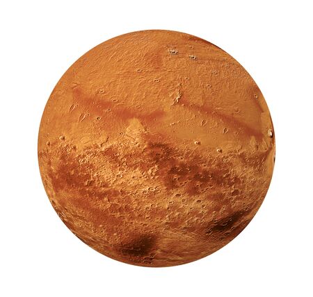 Planet Mars Isolatedの写真素材
