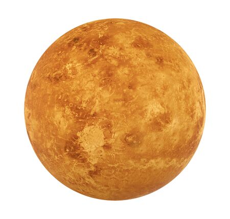 Planet Venus Isolatedの写真素材