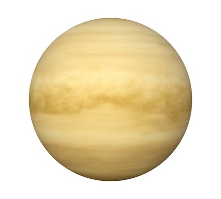 Planet Venus Isolatedの写真素材