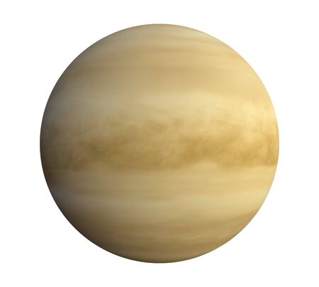Planet Venus Isolatedの写真素材