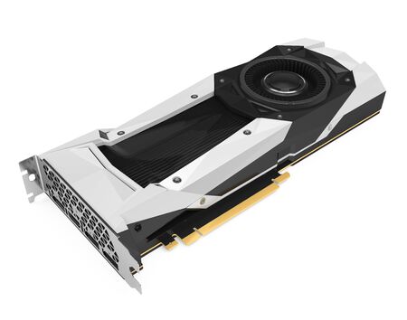 Computer Graphics Card Isolatedの写真素材