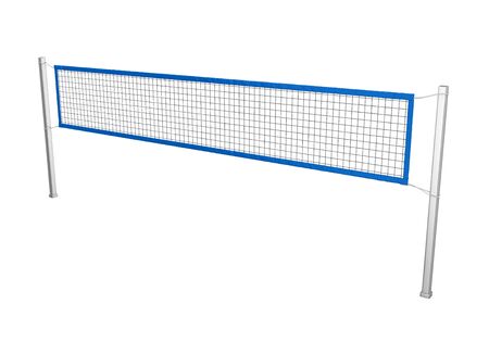 Volleyball Net Isolatedの写真素材