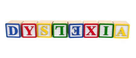 Words Dyslexia Isolatedの写真素材