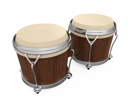Bongo Drum Instrument Isolatedの写真素材