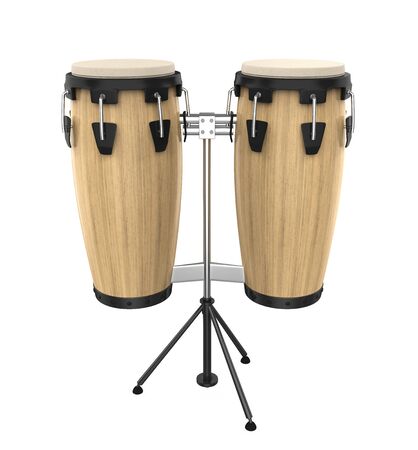 Conga Drum Instrument Isolatedの写真素材