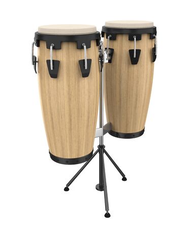 Conga Drum Instrument Isolatedの写真素材