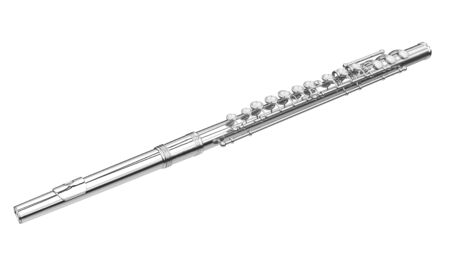 Western Concert Flute Isolatedの写真素材