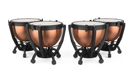 Timpani Musical Instrument Isolatedの写真素材