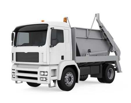 Tipper Dump Truck Isolatedの写真素材