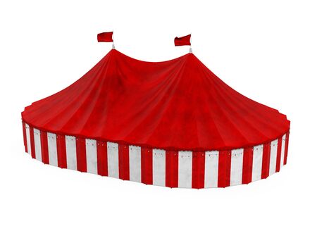 Circus Tent Isolatedの写真素材