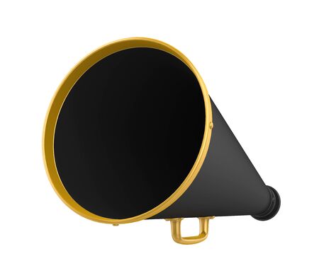 Film Director's Megaphone Isolatedの写真素材