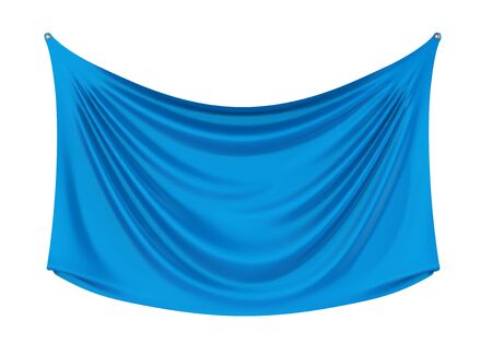Blank Cloth Banner Isolatedの写真素材