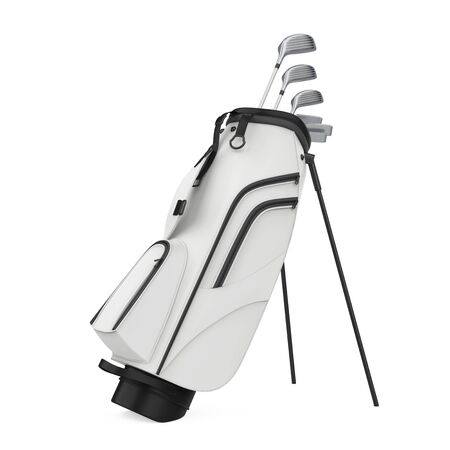 Golf Club Bag Isolatedの写真素材