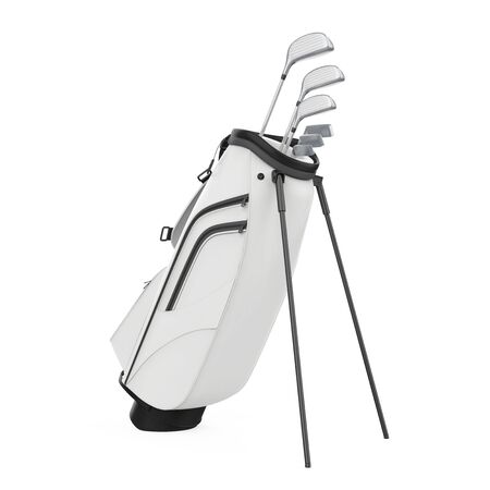 Golf Club Bag Isolatedの写真素材