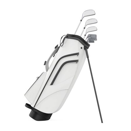 Golf Club Bag Isolatedの写真素材