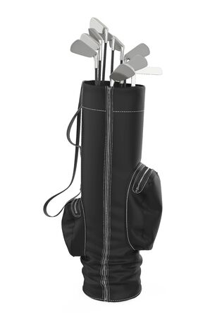 Golf Club Bag Isolatedの写真素材