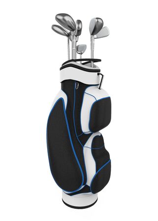 Golf Club Bag Isolatedの写真素材