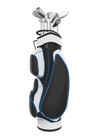 Golf Club Bag Isolatedの写真素材