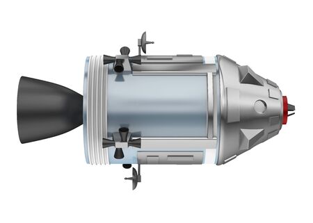 space Command and Service Module Isolatedの写真素材