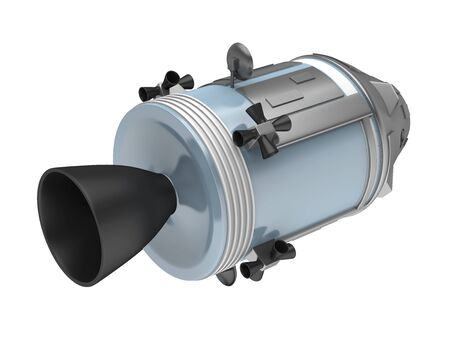 space Command and Service Module Isolatedの写真素材