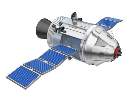 space Command and Service Module Isolatedの写真素材