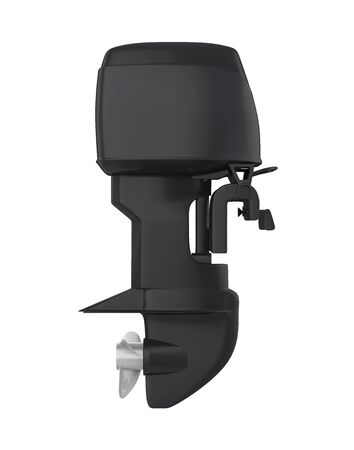 Outboard Motor Isolatedの写真素材
