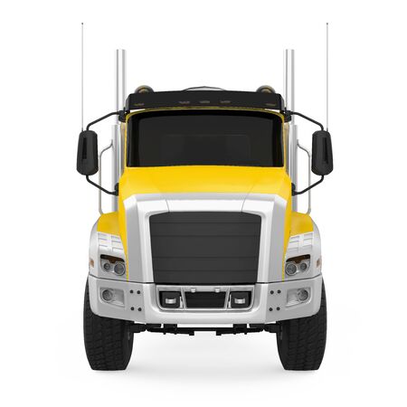 Concrete Mixer Truck Isolatedの写真素材
