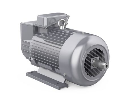 Industrial Electric Motor Isolatedの写真素材