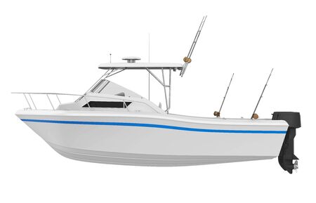 Fishing Boat Isolatedの写真素材