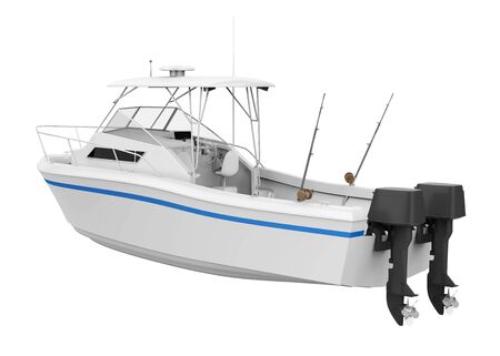 Fishing Boat Isolatedの写真素材
