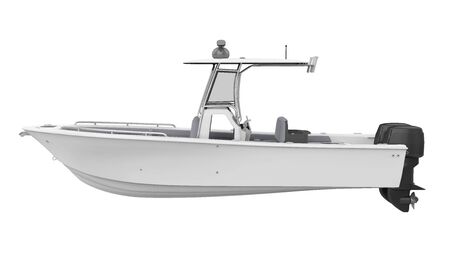 Fishing Boat Isolatedの写真素材