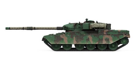 Military Tank Isolatedの写真素材