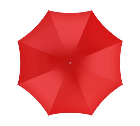 Red Umbrella Isolatedの写真素材