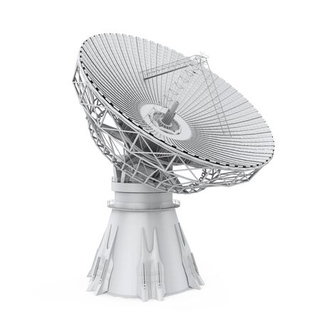 Satellite Dish Antenna Isolatedの写真素材