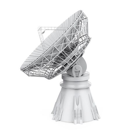 Satellite Dish Antenna Isolatedの写真素材