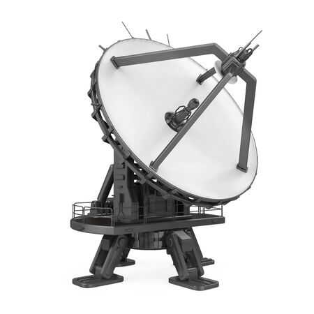 Satellite Dish Antenna Isolatedの写真素材