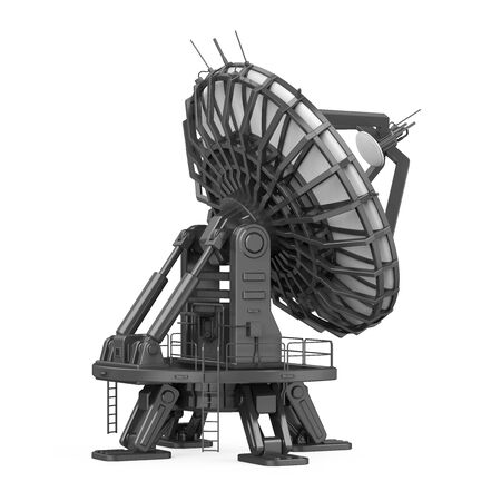 Satellite Dish Antenna Isolatedの写真素材