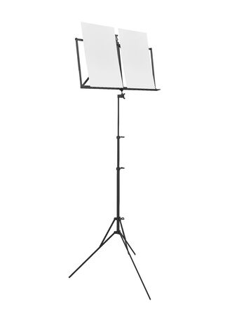 Music Note Stand Isolatedの写真素材