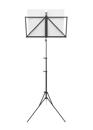 Music Note Stand Isolatedの写真素材