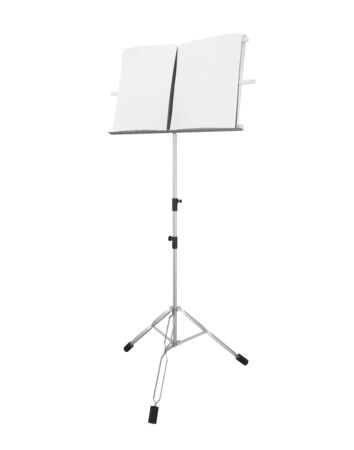 Music Note Stand Isolatedの写真素材