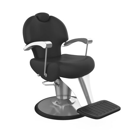 Barber Chair Isolatedの写真素材